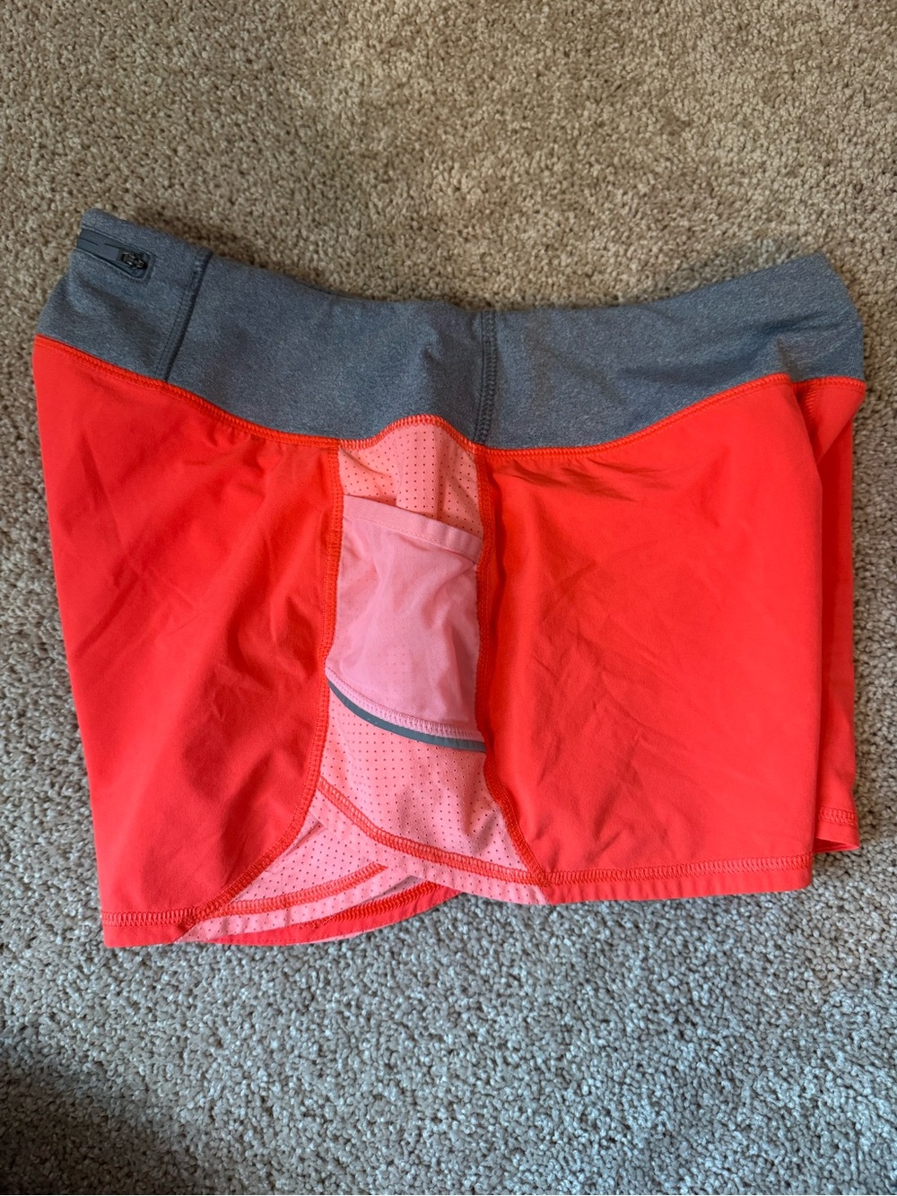 Athleta Mesh Racer Run Shorts Women’s Medium Athletic Gym Outdoor Hiking - Picture 8 of 10